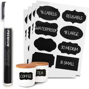 Premium tavlefolie etiketter 104 stk